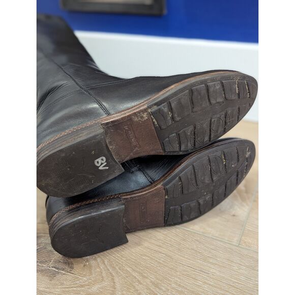 Pikolinos Womens Size 40 9.5 Classic Tall Riding Leather Zipper Boots - Picture 11 of 16